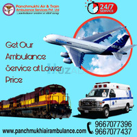 Obtain Life-Saver Panchmukhi Air Ambulance Services in Delhi with ICU or CCU Specialists - 1