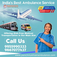 Choose Panchmukhi Air Ambulance Services in Patna for First-class Transportation Facility