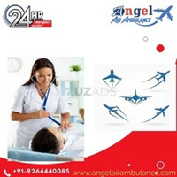 Get Angel Air Ambulance Service in Bagdogra With Life Care  Healthcare Medical Team