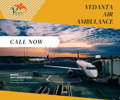 Avail First Class Air Ambulance Service in Siliguri by Vedanta