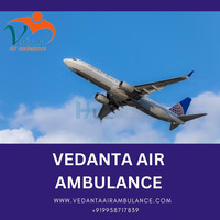 Avail High-Security Air Ambulance Service in Bagdogra by Vedanta