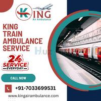 Hire King Train Ambulance Service in Guwahati for Advanced Life Care Ventilator Setup