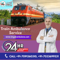 Utilize Hi-tech Patient Move by King Train Ambulance Services in Kolkata