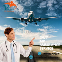 Select Vedanta Air Ambulance Service in Jabalpur with Advanced Medical Equipment - 1
