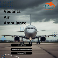 Use Advanced Vedanta Air Ambulance Service in Jabalpur with Life-care Medical Machine - 1