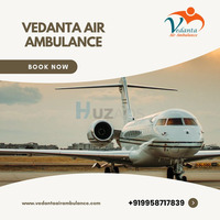 Select Top Rated Vedanta Air Ambulance Service with ICU Facility in Silchar