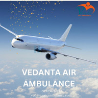 Avail Vedanta Air Ambulance Service in Siliguri for Patients