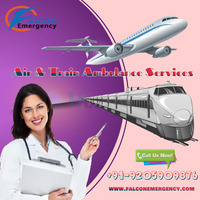 Falcon Train Ambulance Service in Ranchi is Operating as an Intensive Care Unit