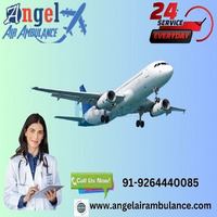 Utilize Superlative Angel Air Ambulance Service Mumbai with Doctor - 1