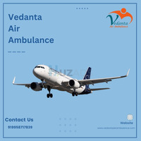 Hire The Latest Medical Air Ambulance Service in Nagpur by Vedanta