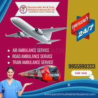 Panchmukhi Train Ambulance in Patna is a reliable Medical Transportation company
