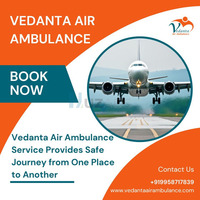 Vedanta Air Ambulance in Kolkata – Safe Process of Emergency Patient Transfer