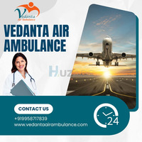 ICU Air Ambulance from Kolkata at a Low Cost by Vedanta Air Ambulance