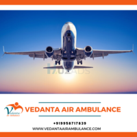 Receive Vedanta Air Ambulance Service In Surat With Intensive Care