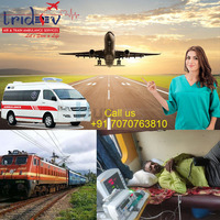 Tridev Air Ambulance Service in Delhi - Deliver the Patient with Great Facilities