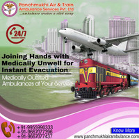 Get Budget-Friendly Panchmukhi Air Ambulance Services in Siliguri with Medical Assistance - 1