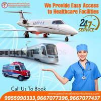 Get Medical Assistance with Panchmukhi Air Ambulance in Indore at Nominal Fare - 1