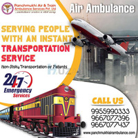 Choose Safest Panchmukhi Air Ambulance Services in Ranchi with Medical Appliances