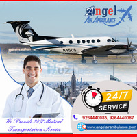 Angel Air Ambulance in Kolkata Provides Safe Medical Transportation to the Opted Medical Facility