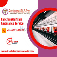 Gain Safe and Comfortable Patient Move by Panchmukhi Train Ambulance Services in Raipur