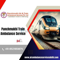Select Panchmukhi Train Ambulance Services in Lucknow   with a Modern Ventilator System