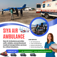 Siya Air Ambulance Service in Ranchi - Provides All Sufficient Medical Service - 1