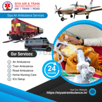 Siya Air Ambulance Service in Kolkata - Equipped to Handle All Critical Situations