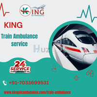 Avail of Train Ambulance Service in Siliguri by King  with  world - class ventilator setup
