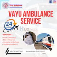 Vayu Road Ambulance Services in Ranchi - With Advanced Life-Support Systems - 1