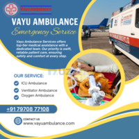 Oxygen Ambulance - Vayu Road Ambulance Services in Kolkata with Well-Trained Medical Team - 1