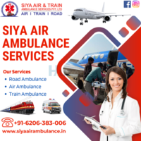 Siya Air Ambulance Service in Patna | Shift Patients Very Fast And Arrive Punctually