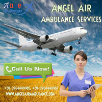 Angel Air Ambulance in Kolkata offering advanced intensive care