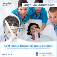 Use Best and Low-Cost Charter Air Ambulance in Kolkata by Angel Ambulance