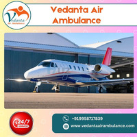 Inexpensive Air Ambulance with MD Doctor from Guwahati via Vedanta - 1
