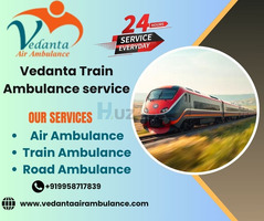 Vedanta Train Ambulance in Kolkata gives you enough time to work alone - 1