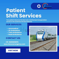 Falc Emergency's Train Ambulance in Kolkata provides the right service on time