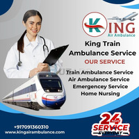 Complete transportation of patients is done by King Train Ambulance in Kolkata