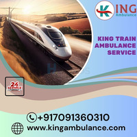 King Train Ambulance in Indore provides faster transit with a health team included