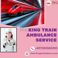 King took the big responsibility of transporting in train ambulance in Gorakhpur