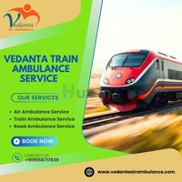 Get Vedanta Train Ambulance for doctor-directed medical transfers in Siliguri