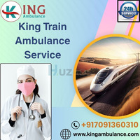 Now Book Risk-Free King Train Ambulance Service in Jabalpur to best medical treatment