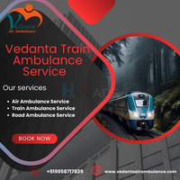 Book Vedanta Train Ambulance in Dibrugarh with the  doctor's assistance