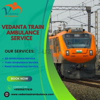 Vedanta never burdens you with a train ambulance in Patna while travelling - 1