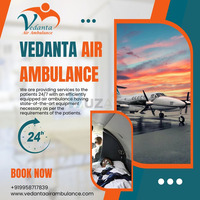 With a Complete Medical Setup, use an Air Ambulance from Patna via Vedanta - 1