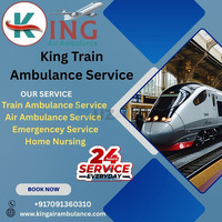 King Transit with Proper Management and Clarity in Ranchi in its Train Ambulance - 1