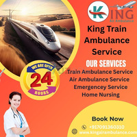 King Train provides transfer from Dibrugarh to any city hospital using ambulance.
