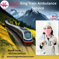 Use the best King Train Ambulance service in Gorakhpur with top grade medical crew
