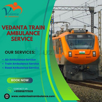Book a hassle-free Vedanta Train Ambulance with the best medical services in Varanasi