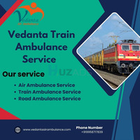 Choose a risk-free Vedanta Train Ambulance with the most modern ICU setup in Pune - 1