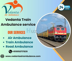 Book the Vedanta train ambulance service in Delhi with the best doctors' support - 1